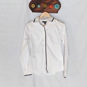 Banana Republic White Button Up